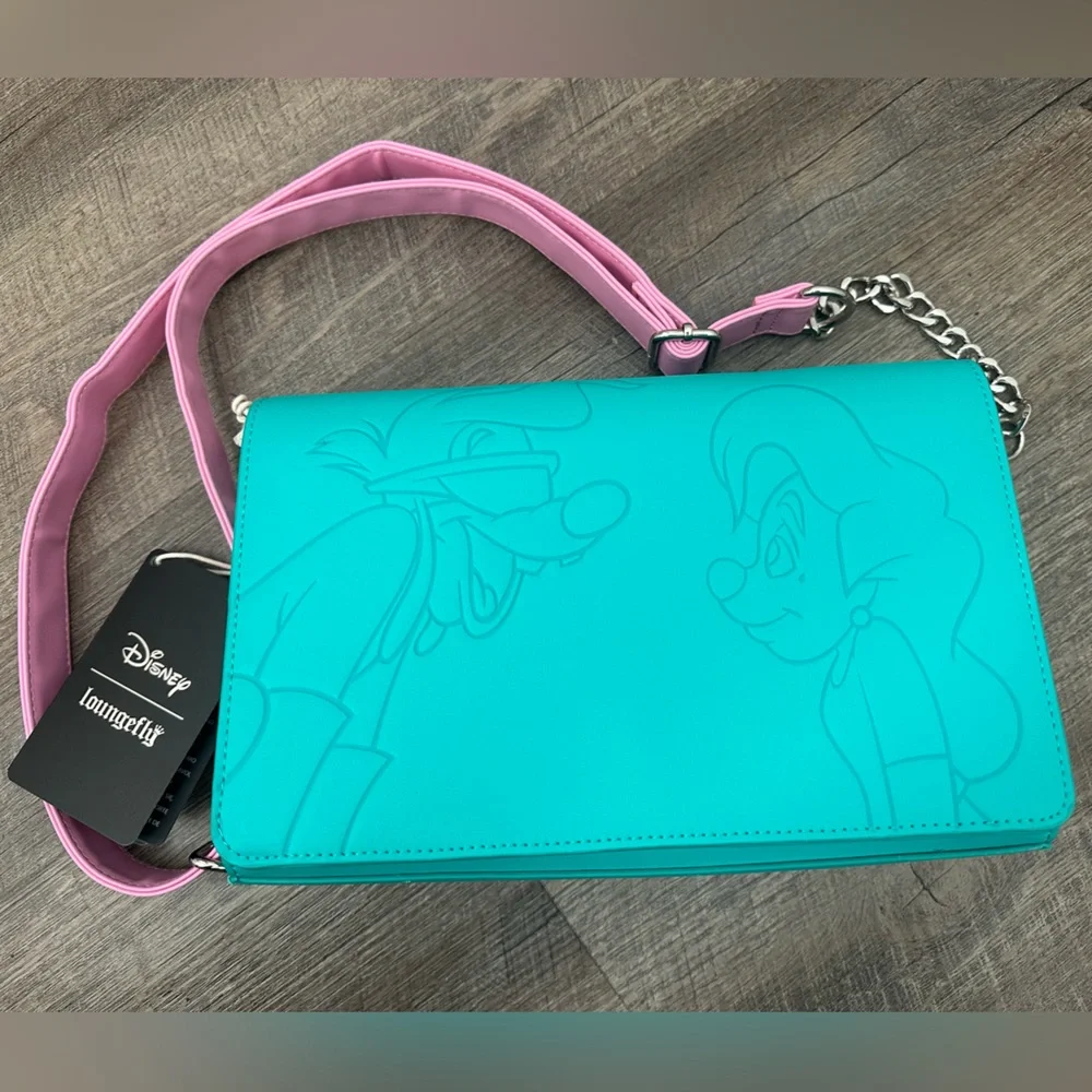 NWT Disney Loungefly A Goofy Movie Crossbody Purse - Picture 1 of 9